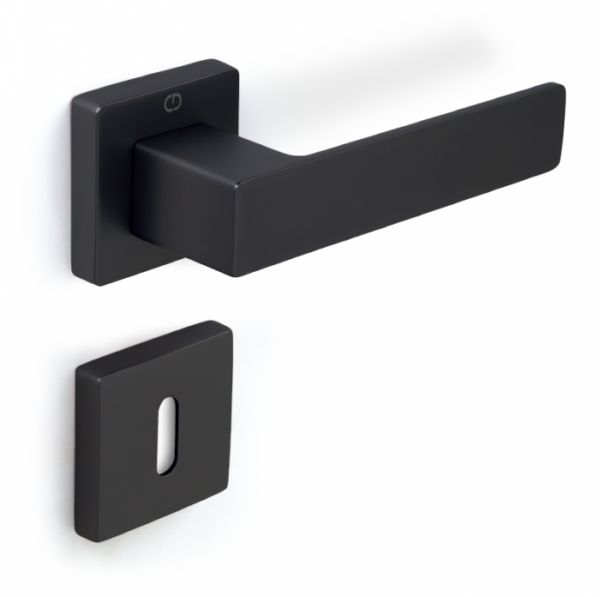 Maner usa de interior, Cube negru-mat