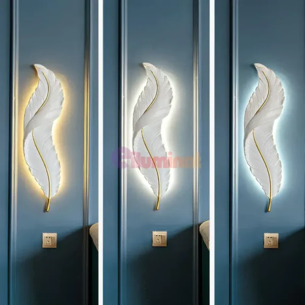 Aplica led luxury feather, 36W,  87CM - Image 6