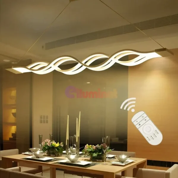 Lustra led suspendata waves relecomanda, 160w, 100cm - Image 6